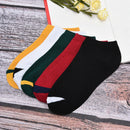 Women Ten color woven lable Comfortable Cotton Sock Slippers Short Ankle SocJ Gw