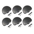 6 Pcs Semicircle Shape Electric Guitar Metal Tuning Pegs Cap Tuners Machine Head