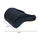 Memory Cotton Headrest Ergonomic Car Head Neck Rest Pillow Cushion Black