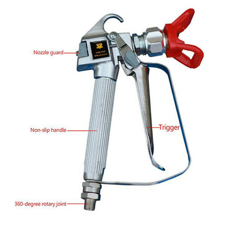 Red Durable Airless Paint Spray  High Pressure No Gas Spraying Machine