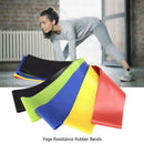 5pcs Yoga Resistance Rubber Bands 0.35mm-1.1mm Sport Training Elastic Belts A