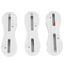 Fusion Plug White FCS II FIN BOX FCS 2 FIN PLUG 3Pcs a Set C1P4