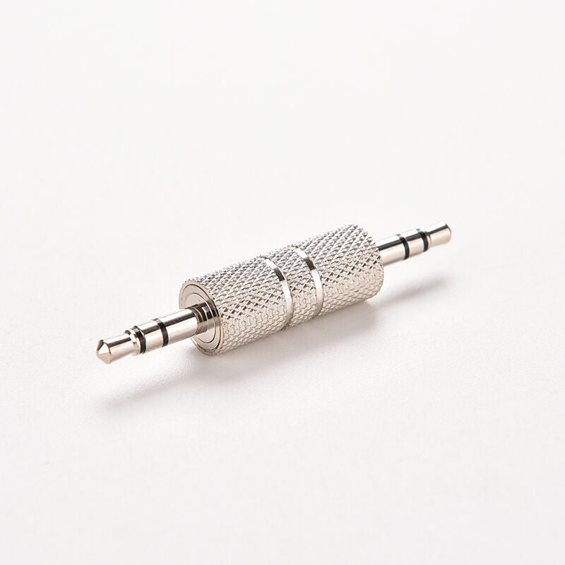 1Pc 3.5mm Stereo Male to Male Audio Headphone Adapter Jack Coupler Connector  TO