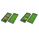 Golf Pen Set Mini Desktop Golf Game Putting Green Flag Ballpoint Pens Red