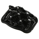 2Pcs  Wood Beads Double Hair Comb Clip Stretchy Thick Hair Clip Combs Girls