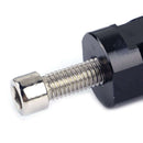 Black 8Mm Cnc Universal Motorcycle Bike Folding Foot Pegs Rear Rest Racing