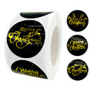 1roll 1inch DIY Crafts Christmas Stickers Party Holiday For Scrapbooking Glitter