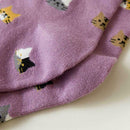 1 Pair Women Cute Cat Pattern Cotton Socks Anti-slip Fast Breathable T4J9