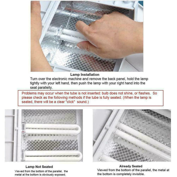 9W Uv White Lamp Tube Light Bulbs CCO Gel Nail Art Bulb Dryer Curing G6S4