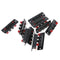 4 Way Speaker Terminal Strip Block Push Release Connector, Audio Cable Clip