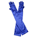 2 Pairs Women Long Satin Gloves Opera Costume Bridal Wedding Party Prom Gift