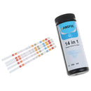 100Strips 14in1 Swimming Pool Spa Water Test Strips Nitrate Nitrite PH Hardn Gw