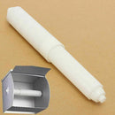 White Replacement Toilet Paper Roll Holder Roller Spindle Insert Spring Pla V8F2