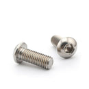 100pcs M5*10 Stainless Steel 304 Allen Key Socket Button Head Machine Screws