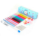 Knitting Needles Set, Crochet Hook Kit with Case, Crochet Hooks, Safety Pins,