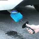 Car Washing Tool Auto Car Tire Brush Rim Cleaning Brush Wheel Brush Blue Clean%o