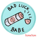 10x Embroidered Iron On Sew On Patches Set Badge Bag Fabric Applique Craft â„–[