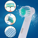 20 Pcs Electric Tooth Brush ReplacemeJU Heads Fit For Braun Cross Acti-y