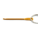 3Pcs/Set Aluminum Crochet Hooks On Keychain/Keyring Knitting Needles Craft DIY^^