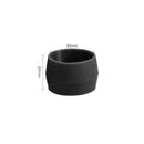 Mountain Bike Seat Post Rubber Ring Dust Cover Bicycle Protective(Black)