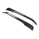 2pcs Carbon Fiber Plastic For BMW New X1 F48 2016-2018 Front Fog Lamp Strip