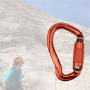 Auto Locking Carabiner Clips 23Kn Ear-Shape Safe Buckle Outdoor Protection