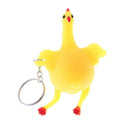Vent Chicken Whole Egg Laying Hens Crowded Stress Ball Keychain Kids Toys