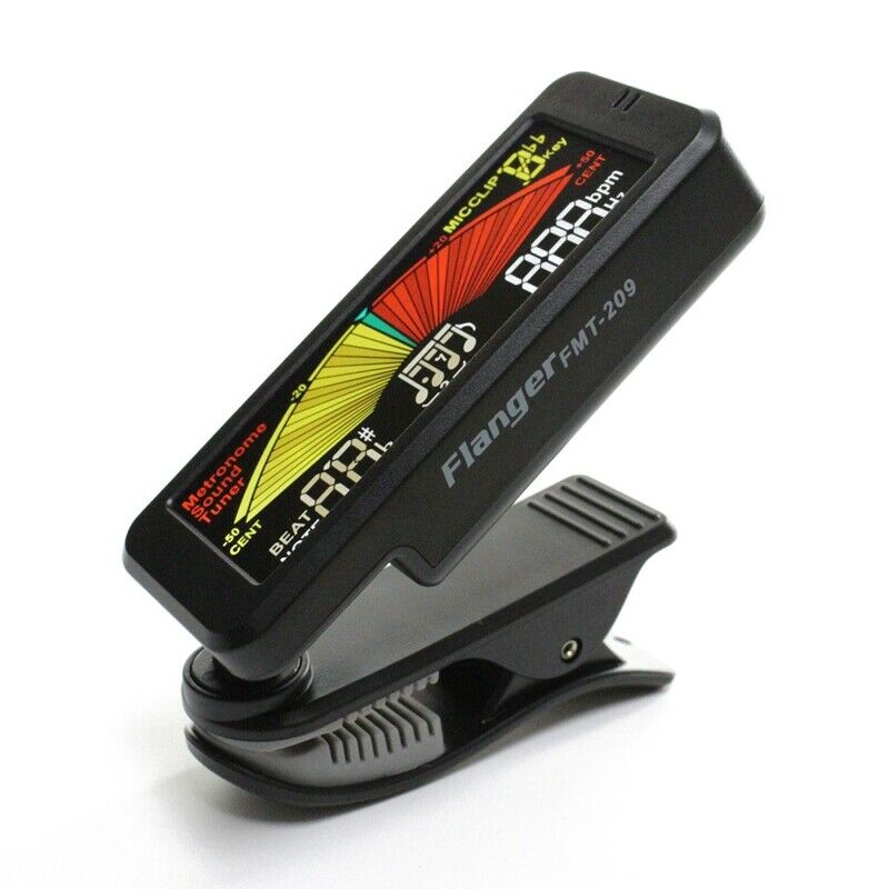 Flanger Guitar Tuners Clip-on Design 3 in 1 Metronome Tuner with Tone Gener N2W7