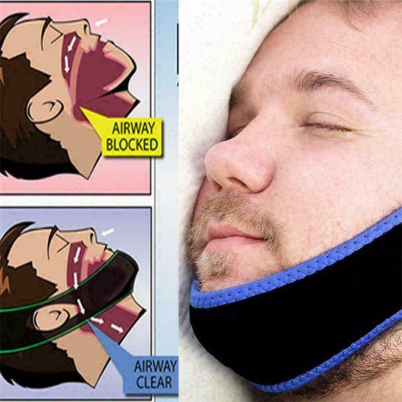 Sleep Apnea Solution Strap CPAP Anti Snore Chin Jaw Prevent AU Strap U7Q7 O4J4