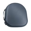 Black Lightweight Hard Headphone Carrying Case Storage Box Anti-shock Zipper