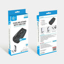 Vertical Stand with Dual Cooling Fan for PS5 Digital with 3 USB Ports Stand A