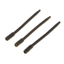 100pcs Silicone Rig Tube In Line Lead Leader Insert Anti- Sleeves 56mm