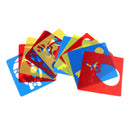 12x Plastic Drawing Ruler Templates Stencils for Children DIY Drawing Toys