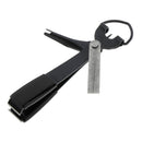 2x Multi-Functional Fishing Line Nipper Cutter Quick Nail Knot Tying Tool Black