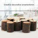 10pcs/Pack Wooden Name Card Photo Menu Holder Clip Wedding Party Decoration