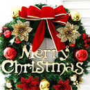 Xmas Ornament DIY Garlands String Wreath with Bell Holiday Home Party Decor