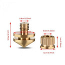 8 Pcs/Set Copper Speaker Suspension Spikes Isolation Stands Foot Base Pad f