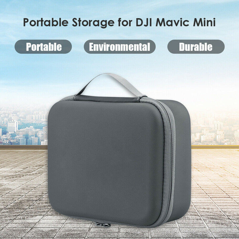 Mini Portable Hard Shell for DJI Mavic Carrying Storage Bag with Dual Way Zipper