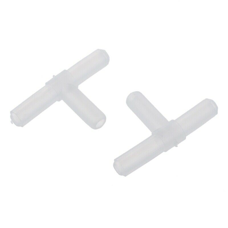 5X(10 pcs T shaped 10 pieces Straight Aquarium flight tube filter adapter A1H6)