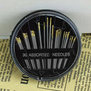 30 pieces Assorted Self Threader Threading Sewing Needles Hand Sewing Embroider