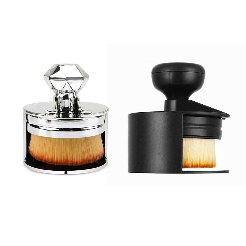 Stamps Makeup Brushes Soft Base Foundation Brush Round Portable MakeUp Brus E1K1