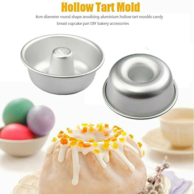 1* Hollow Chiffon Cake Mold DIY Donut Pan Baking Tin Ring Aluminum Alloy HOT