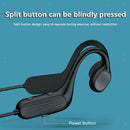 Waterproof Bluetooth Bone Conduction Headset Stereo Sport Wireless Earbud
