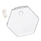 5 Pieces Hexagon Wall Hanging Plant Terrarium Glass Planter Vase, 13CM