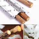 Pet Cat Snacks Matatabi Chew Catnip Stick Teeth Molar Tool Brush Cleaning A2L5