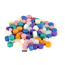 100pcs Octagon Fire Painting Pill Retro Sealing Wax Grain for Hand Account A