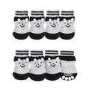 2Set Elastic Pet Puppy Socks Protect Pets Paw Non-slip Bottom Gifts Size S+L
