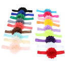 18pcs Cute Kids Girls Hair Accessories Elastic Band Flower Headband Hair