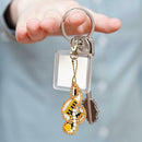 Keychain DIY Full Drills Special Shaped Diamond Painting Musical Note Girl Gifts