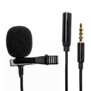 3.5mm Lavalier Microphone Live Broadcast Recording Mini Tie Clip Audio Mic